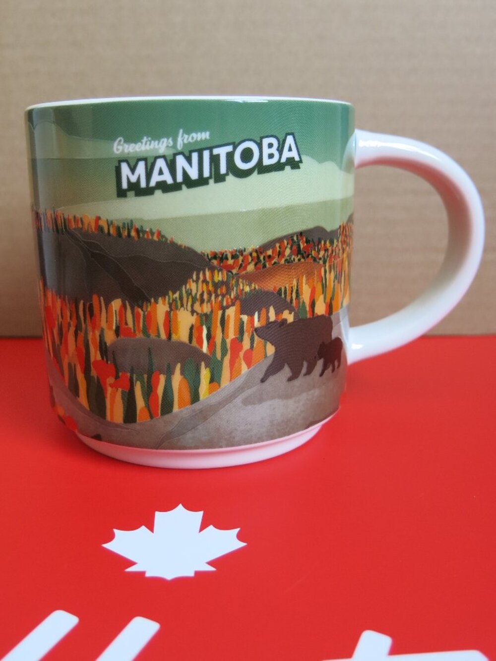 Tim Hortons Tims Canada Collection " Manitoba " 2026 Ceramic Coffee Tea Mug Cup
